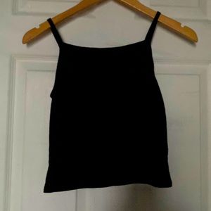 Black spaghetti strap shirt